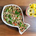 کوک اسنپ Mohaddeseh Allami بعد از امتحان کردن سالاد گرجستانی (مرغ و بادمجان).