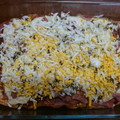 El cooksnap de Gabriel Alberto Schreiber cuando hizo Pechuga de pollo a la pizza.