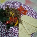 El cooksnap de Rodolfo Guzmán cuando hizo Carne molida con pimientos.