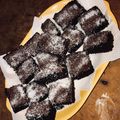 El cooksnap de Julia cuando hizo Brownie de harina integral con ganache de chocolate blanco.