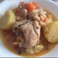 El cooksnap de Miguel cuando hizo Jamoncitos con alubias.