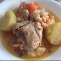 El cooksnap de Miguel cuando hizo Jamoncitos con alubias.