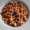 El cooksnap de MaryGlory cuando hizo Ensalada de garbanzos con vinagreta y langostino cocido.
