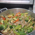 El cooksnap de Esmeralda Saucedo cuando hizo Chop suey frito de Camarón.