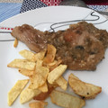 El cooksnap de lima cuando hizo Chuletas con salsa a la cerveza.