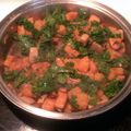 Tana1222's cooksnap of when they made Kale with Squash And Onion.
