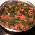 Tana1222's cooksnap of when they made Kale with Squash And Onion.