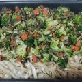 El cooksnap de Belen Moreno cuando hizo Noodles con brócoli, champiñón y zanahoria.