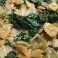 El cooksnap de Beatriz Noa Lorenzo cuando hizo Pasta con espinacas y setas.