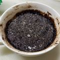 El cooksnap de Julieta Piñeyro cuando hizo Mugcake chocolate sin huevo.