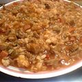 El cooksnap de juliocorti70 cuando hizo Usando carne cocida que sobro (guiso con arroz).