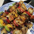 El cooksnap de Juan Ramon Garcia Vazquez cuando hizo 🍢Brochetas de cerdo aliñado y verduras 🍢.