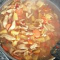 El cooksnap de Mayka Martin cuando hizo Pollo agridulce.