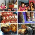 El cooksnap de Natalia cuando hizo Matambre con carne de Milanesas.