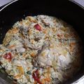 El cooksnap de Claudia! cuando hizo Arroz con pollo simple.
