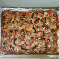 El cooksnap de ilianaGatto cuando hizo Pizza Keto (Base de Coliflor).