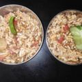 Babita Tyagi का कुकस्नैप जब उन्होंने भेलपूरी (Bhelpuri recipe in hindi) बनाया था।