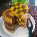 Cooksnap dari icha games untuk resep Bolu Dam (papan catur)