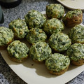 El cooksnap de Majo Martin cuando hizo Muffins de espinaca y parmesano.