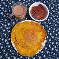 Harsha Solanki का कुकस्नैप जब उन्होंने राजगिरि आटे का चीला(rajgiri aate ka cheela recipe in hindi) बनाया था।