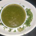Richa Chaudhary का कुकस्नैप जब उन्होंने हरी चटनी (Hari chatni in recipe in hindi) बनाया था।