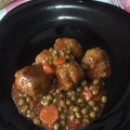 El cooksnap de Marta cuando hizo Albóndigas de pollo a la cerveza.