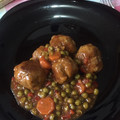 El cooksnap de Marta cuando hizo Albóndigas de pollo a la cerveza.