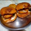 Honey का कुकस्नैप जब उन्होंने बर्गर (burger recipe in hindi) बनाया था।