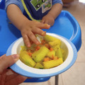 El cooksnap de Lau cortes cuando hizo Arepa rellena de calabacín y aguacate🥑🍘🥗.