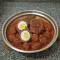 El cooksnap de Geraytere Monti cuando hizo Scotish eggs (albóndigas rellenas de huevo).