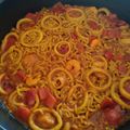 El cooksnap de José Luis Ramos cuando hizo Fideuá facilísima con sepia, gambas y emperador.