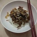 Cooksnap dari Erna's kitchen untuk resep Beef bowl / Gyudon / daging sapi iris ala Jepang
