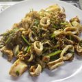 รูป Cooksnap ของ weerayut hanklar เมื่อเขาทำ หมึกผัดไข่เค็ม