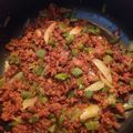El cooksnap de Mariana Ponce cuando hizo Nopales con Chorizo.