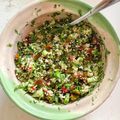 Lisa's cooksnap of when they made Taboulé.