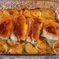 El cooksnap de Mónica Gómez cuando hizo Bacalao gratinado con alioli.