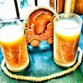 Sumita Roychowdhury's cooksnap of when they made ম্যাঙ্গো মিল্কশেক (Mango milkshake recipe in bengali).
