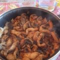 El cooksnap de Priscila cuando hizo Pechuga de pollo con salsa de soja y champiñones a mi manera.