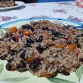 El cooksnap de Giuliana Zannini cuando hizo Guiso de arroz con porotos negros.