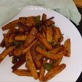 Disha D'Souza's cooksnap of when they made চিলি গার্লিক পটেটো (chilli garlic potato recipe in Bengali).