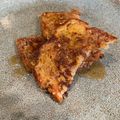 Ettie Eyre's cooksnap of when they made French toast.