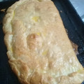 El cooksnap de Betiana Rodriguez cuando hizo Calzone de jamón y muzzarella (masa en Panetera).