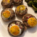 El cooksnap de Ana Gutierrez Sastre cuando hizo Champiñones rellenos de huevos de codorniz.
