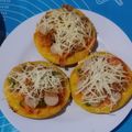 Cooksnap dari Ratih Anita Dewi untuk resep Pizza Labu Kuning Topping Worcis (wortel buncis)