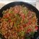 El cooksnap de Blanca Piña cuando hizo Carne Molida con ejotes a la mexicana.