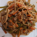 El cooksnap de Miguel cuando hizo Tallarines con pollo y verduras.