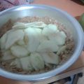 El cooksnap de Ale Luna Novoa cuando hizo Tarta de manzana y cema pastelera.