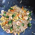 El cooksnap de ronime cuando hizo Fideos de arroz fritos con camarones.