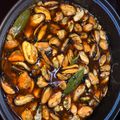 El cooksnap de Loli Bermudez Leal cuando hizo Mejillones en escabeche.