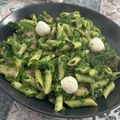 El cooksnap de Gabriela Coello cuando hizo Macarrones con espinacas y mascarpone.